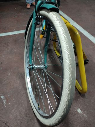 BICICLETA  URBANA CLASICA VERDE TURQUESA
