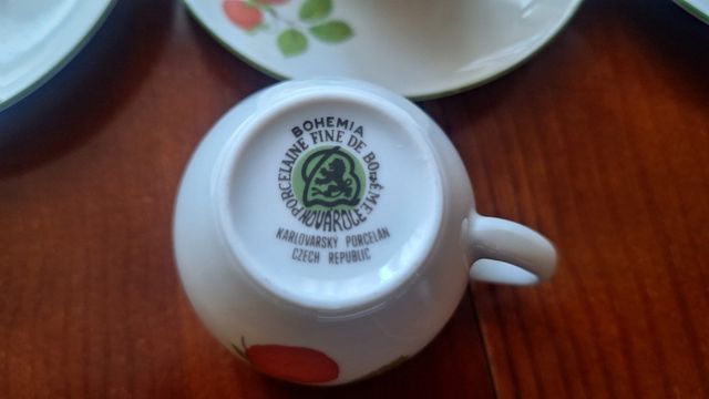 Tazas cafe checas porcelana