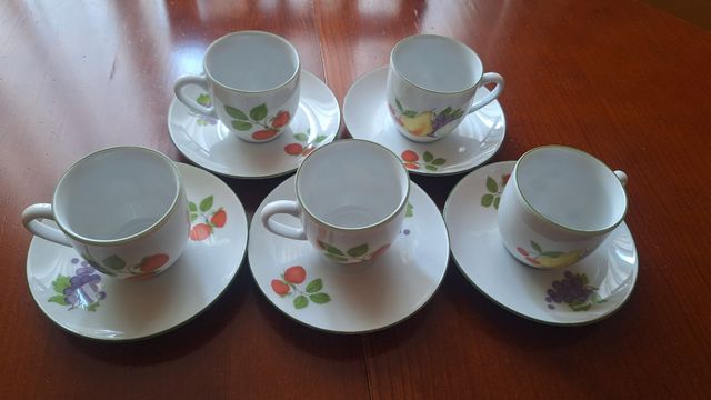 Tazas cafe checas porcelana