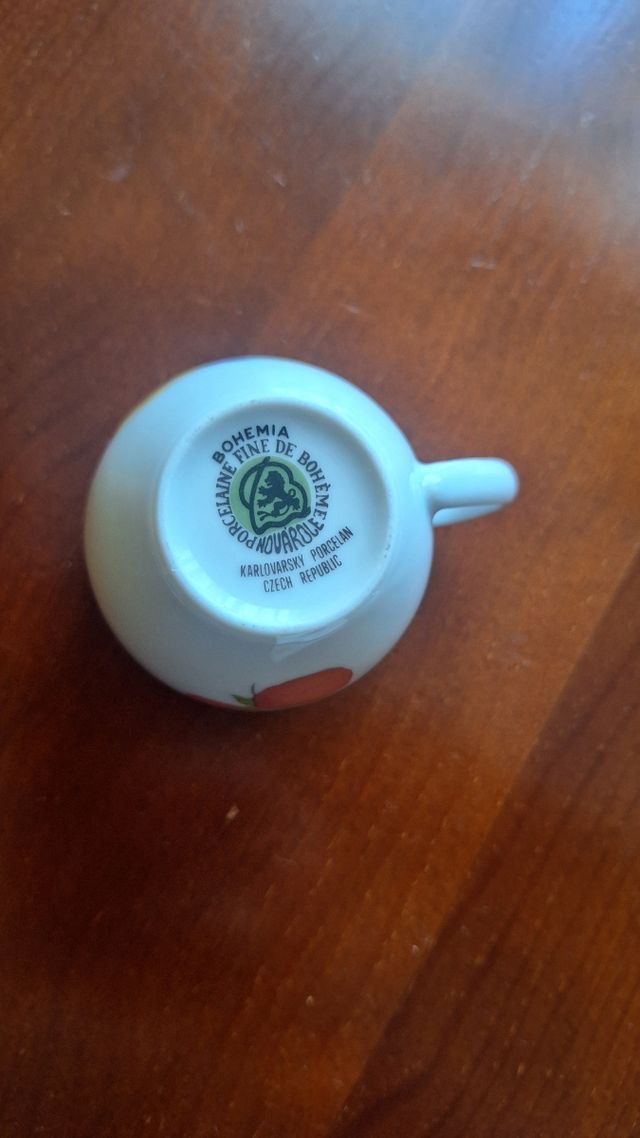 Tazas cafe checas porcelana