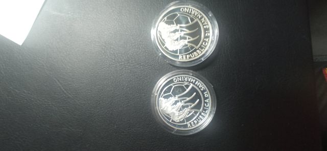 🌟Moneda 5 y 10€ plata mundial de futbol🌟