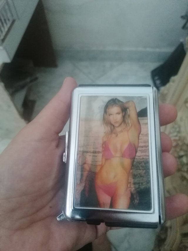 Vintage portasigarette e accendino