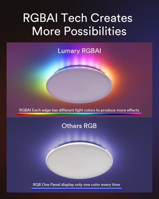 Lumary Plafoniera LED Soffitto 24W 30cm Smart RBG