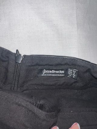 falda pantalon de polipiel