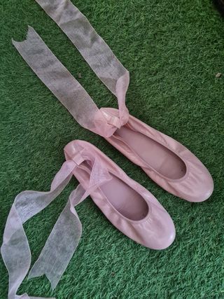 Zapatos niña color rosa con brillo N°36