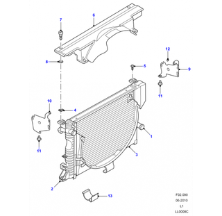 Radiador de Land Rover Defender TD5