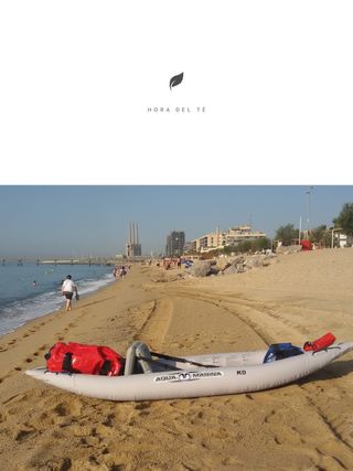 Kayak piragua 1 plaza aguamarina K0
