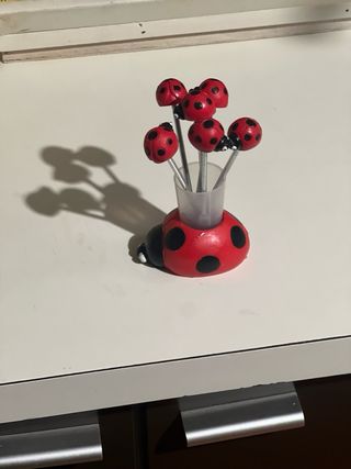 Forchettine da cocktail coccinella