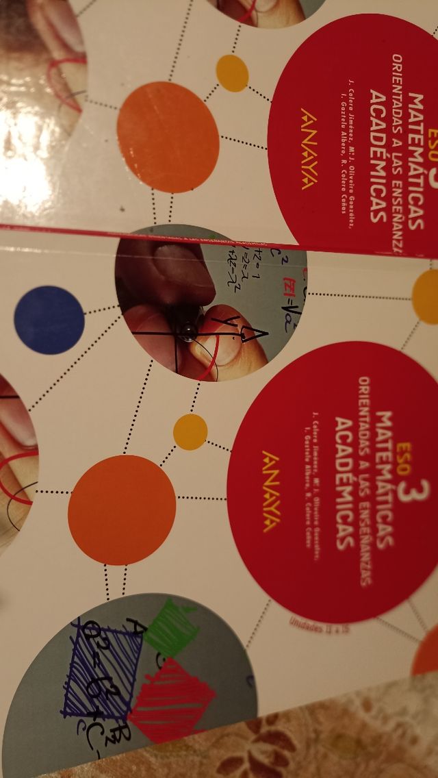 Libros Matemáticas 3 ESO de Anaya