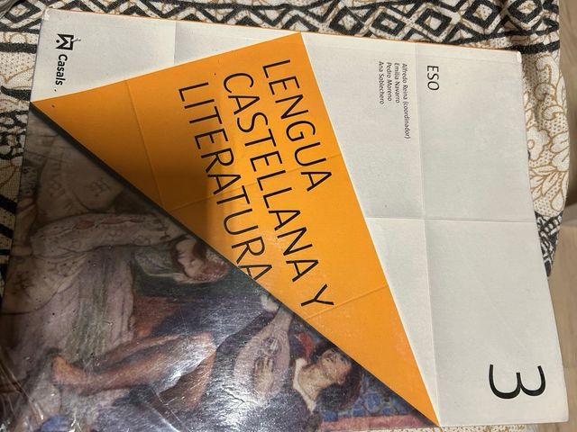 Libro lengua castellana y literatura 3 ESO