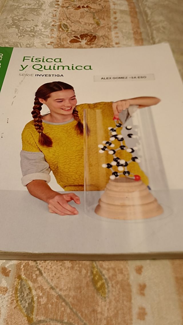 Libro Física y Química 3ESO de Anaya
