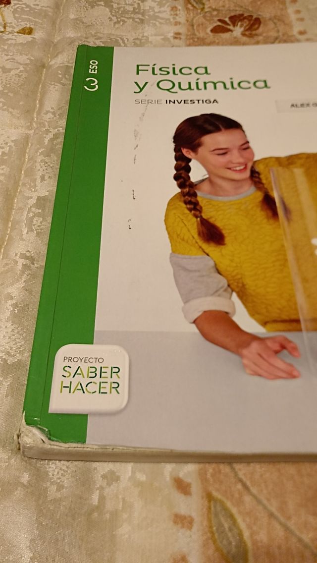 Libro Física y Química 3ESO de Anaya
