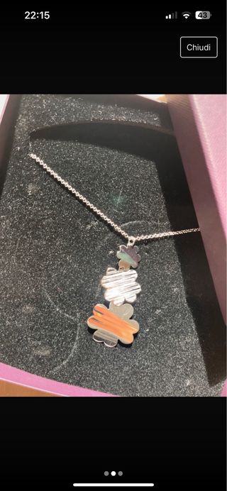 Collana quadrifogli stroili