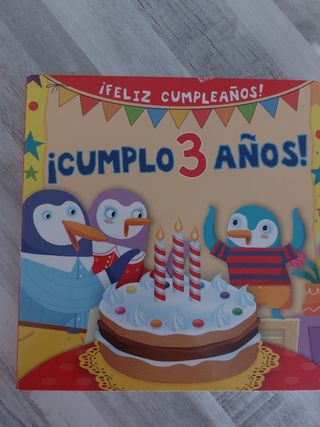 Libro cumplo 3 años