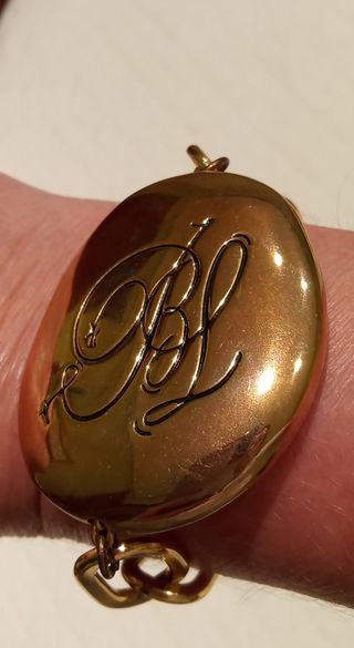 Pulsera dorada Bimba y Lola