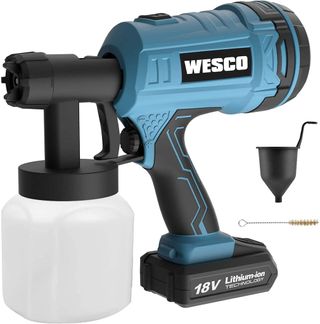 WESCO 18V 2.0Ah pistola de pintura de bateria HVLP