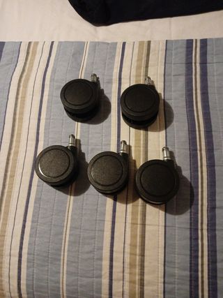 Ruedas giratorias de silla