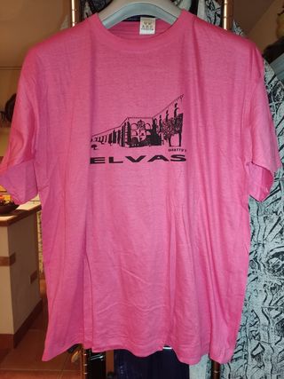 Camiseta unisex rosa
