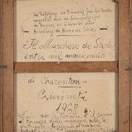 AURELIO CAMINATI 'Il Marchese de Sade'