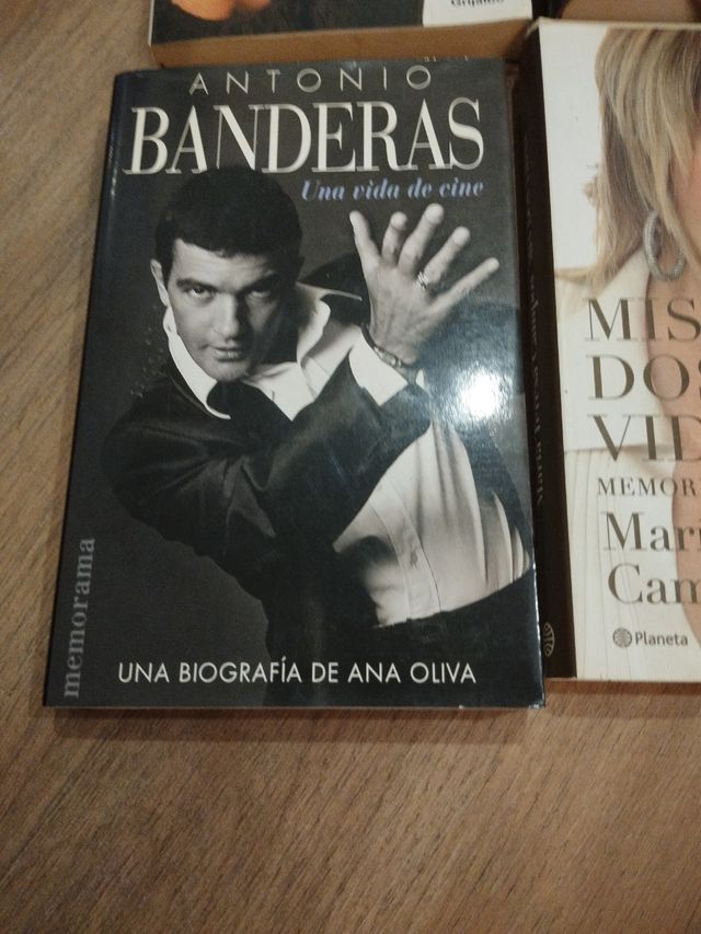 Lote libros biográficos