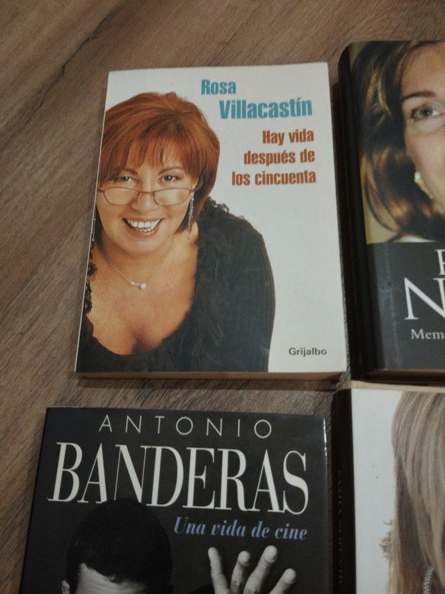 Lote libros biográficos