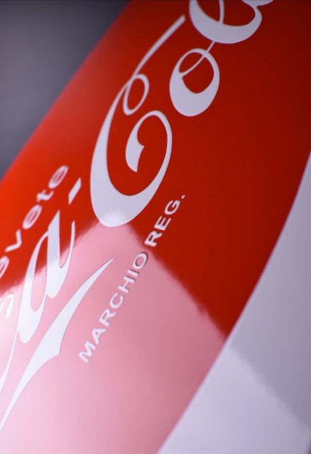 Insegna Coca Cola smaltata
