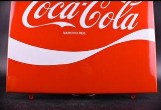 Insegna Coca Cola smaltata