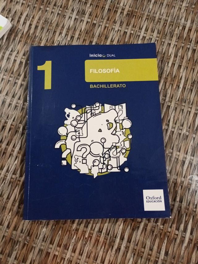 Libro Filosofía 1 Bachiller ISBN 978-84-673-6368-5
