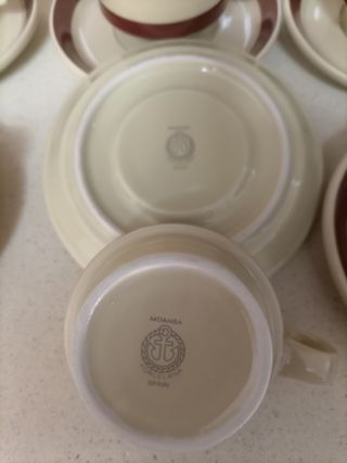 TAZAS DE CAFE DE PORCELANA 