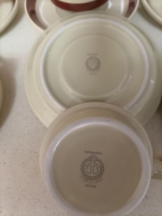 TAZAS DE CAFE DE PORCELANA 