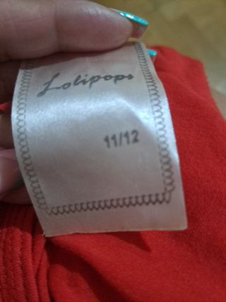 pantalón blanco. 11 a 12 años