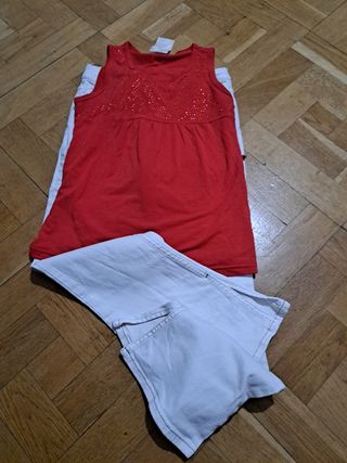 pantalón blanco. 11 a 12 años