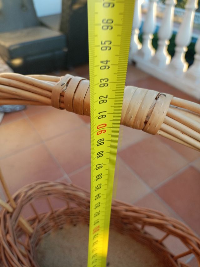 Due cestini in bambù 2 e 3