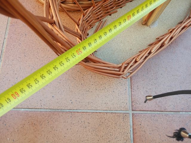 Due cestini in bambù 2 e 3