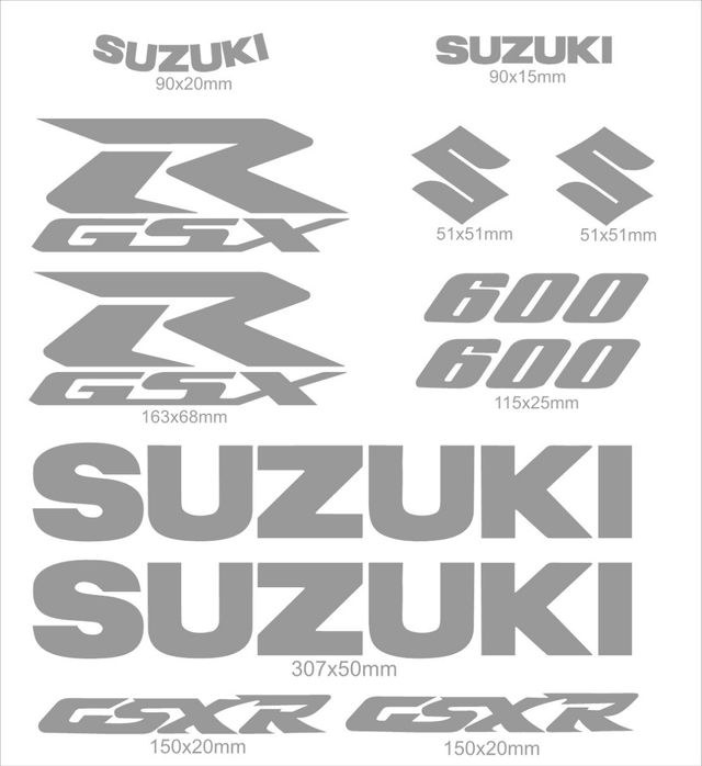 PEGATINAS SUZUKI GSXR 600