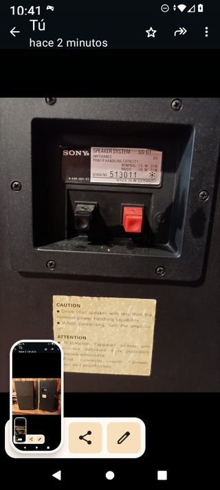 Equipo de música:tocadiscos y cassette