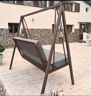 Sofá balancín de hierro