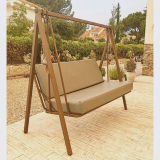 Sofá balancín de hierro