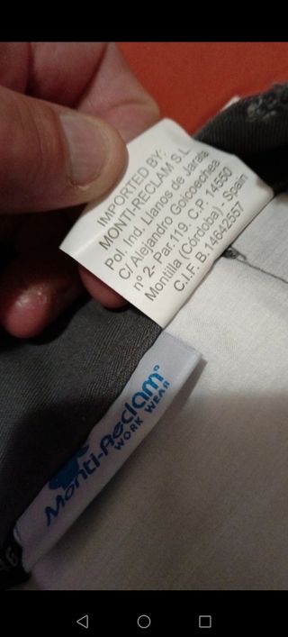 Pantalón de trabajo