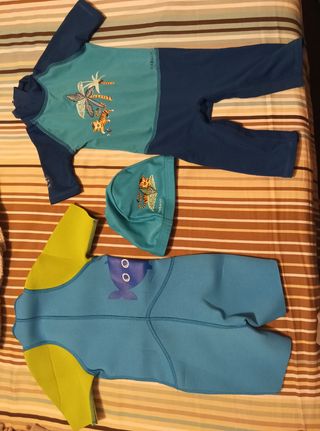 Neoprenos niño más gorro 1 año