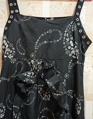 Nuevo Estrenar.Vestido motivo florales cn volantes