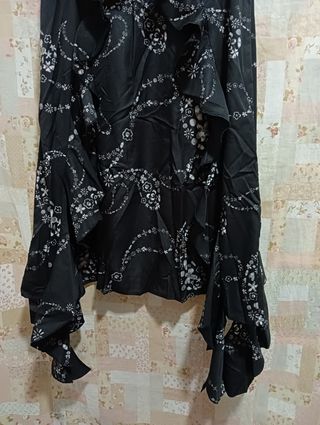 Nuevo Estrenar.Vestido motivo florales cn volantes