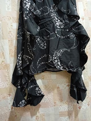 Nuevo Estrenar.Vestido motivo florales cn volantes