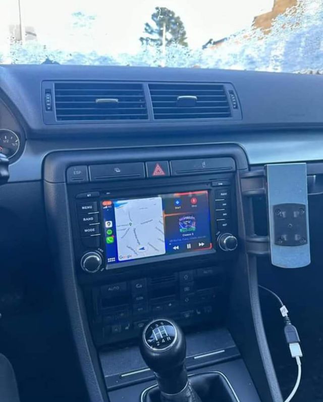 Rádio Android 12 Audi A4 B6 B7 (Novo)
