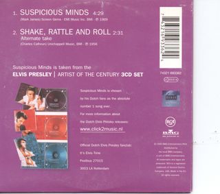 ELVIS PRESLEY CD 3 COLLECTORS EDITION SUSPICIOUS