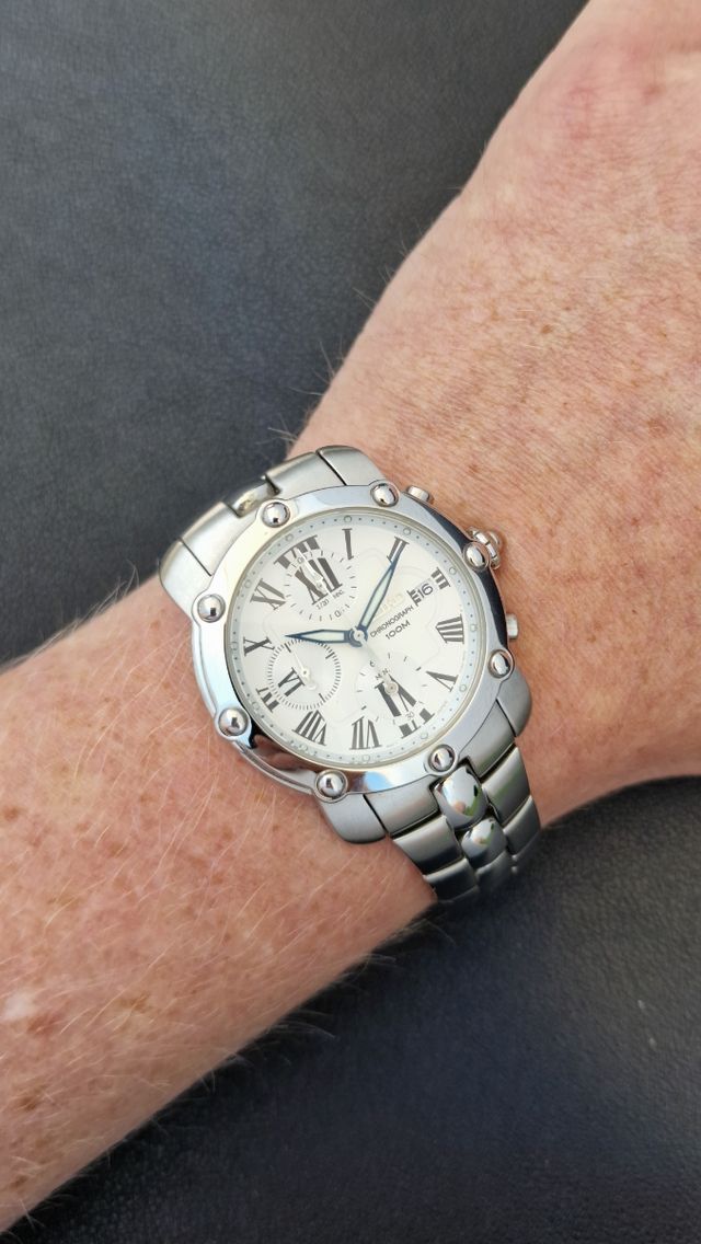 Reloj Seiko 7T92 0HR0 cronógrafo 100m hombre 
