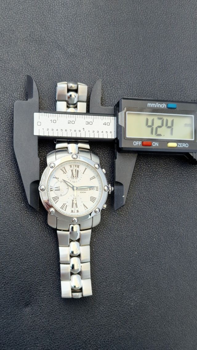 Reloj Seiko 7T92 0HR0 cronógrafo 100m hombre 