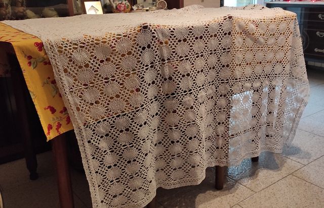 Copritavolo tovaglia vintage