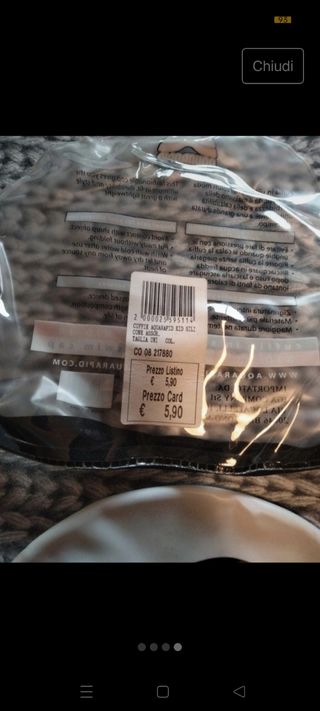 Cuffia piscina Aquarapid