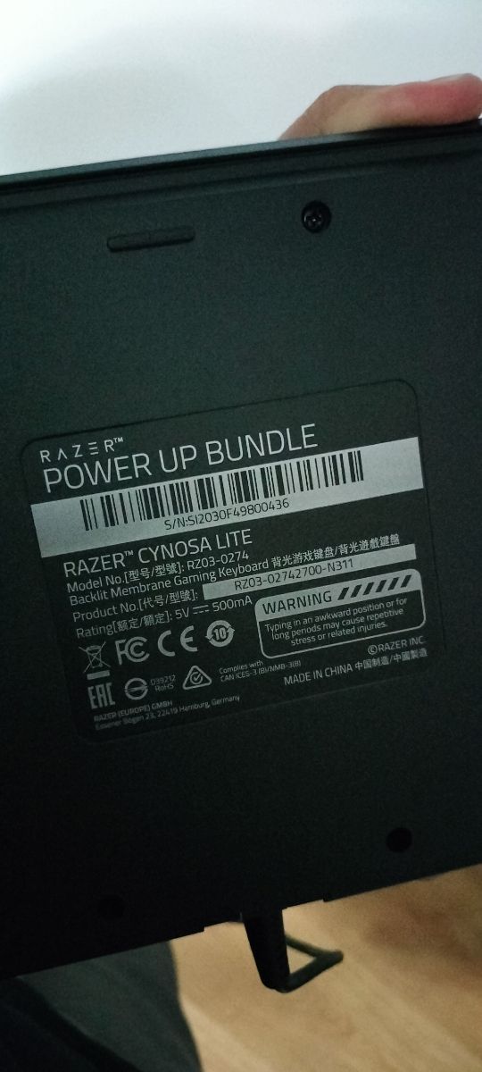 Teclado Razer Cynosa Lite